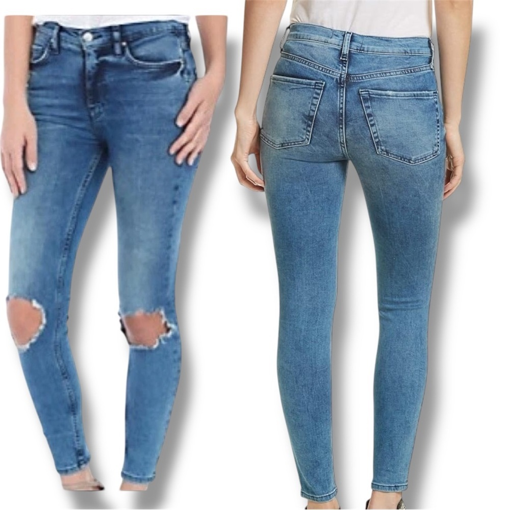 Free People Ripped Jeans Size 32